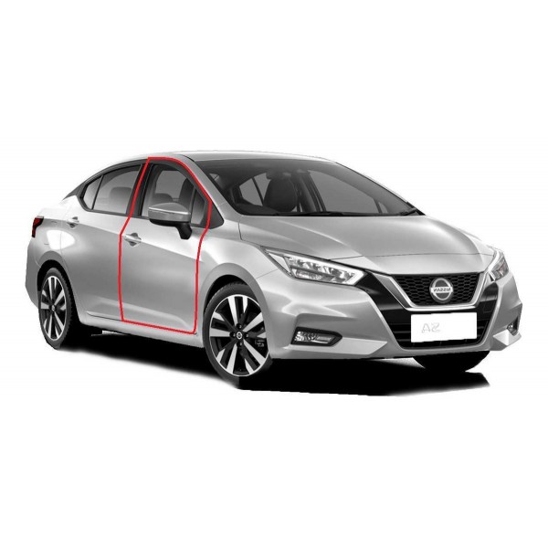 Borracha Vedacao Porta Nissan Versa 2021 Dianteira Direita