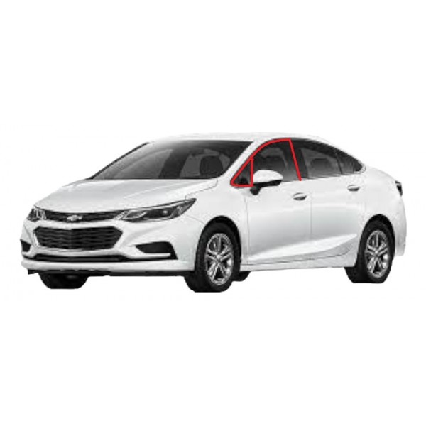 Guarnicao Vidro Dianteiro Chevrolet Cruze 2017 2021 Esquerdo