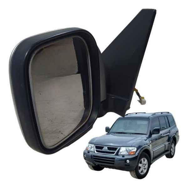 Retrovisor Eletrico Pajero Full 2006 Hpe Esquerda Usado