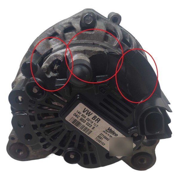 Alternador Polo 1.0 Mpi 12v 2020 Usado Detalhe