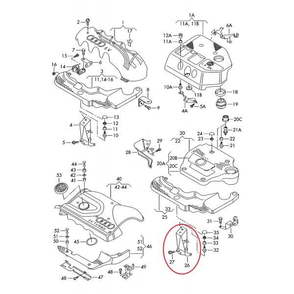 Suporte Coletor Admissao Tampa Motor Audi A3 1999 2006 Golf