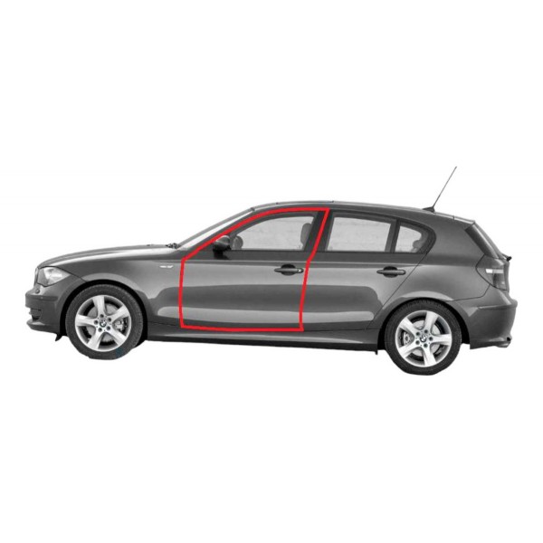 Guarnicao Borracha Porta Dianteira Esquerda Bmw 118i 2009