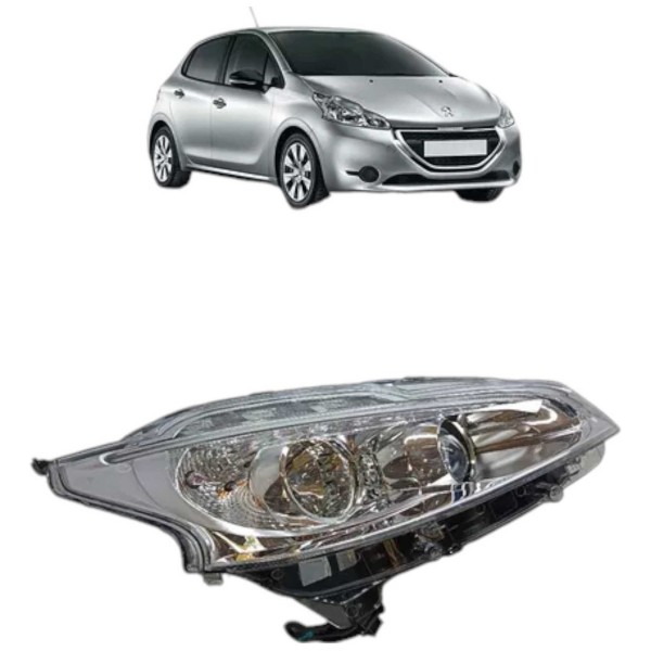 Farol Dianteiro Peugeot 208 2012 A 2016 Direito Original