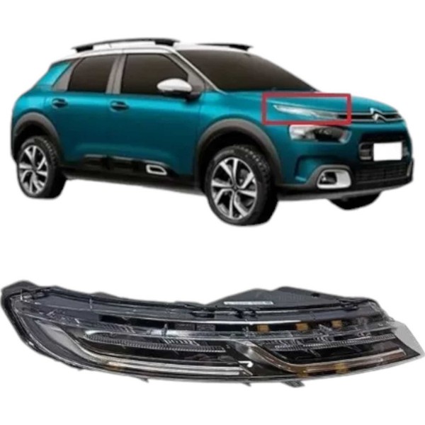 Farol Led Superior Citroen C4 Cactus 2024 Direito Original