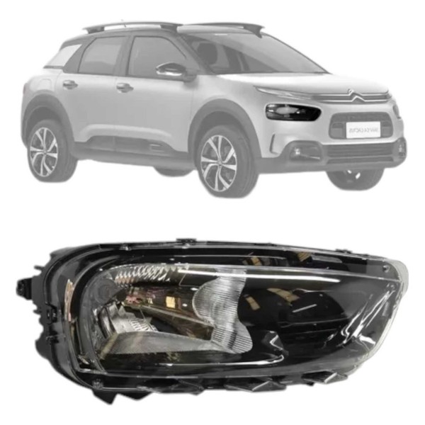 Farol Citroen C4 Cactus 2018 A 2024 Direito Original Detalhe