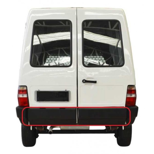 Friso Parachoque Tampa Traseira Fiat Fiorino 1999 2013 Par