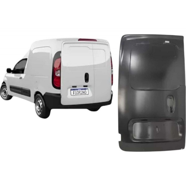 Porta Traseira Fiat Fiorino 2011 A 2020 Esquerda Detalhes