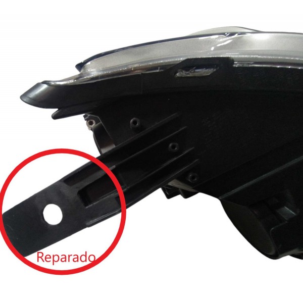 Farol Esquerdo Led Citroen C3 2022 A 2024 Original Detalhe