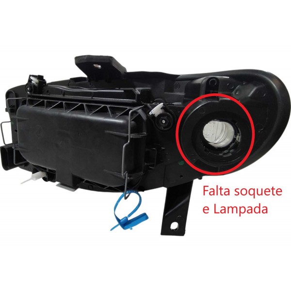 Farol Cromado Direito Fiat Palio 2014 A 2017 Original