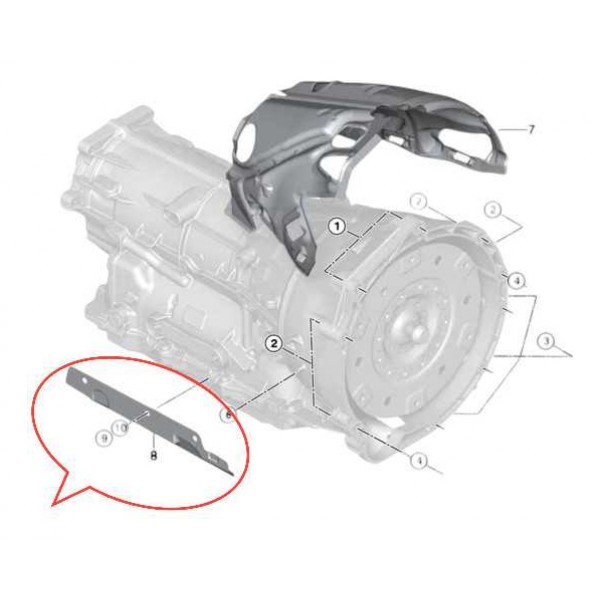 Suporte Coxim Escapamento Protetor Calor Bmw X3 3.0 2012